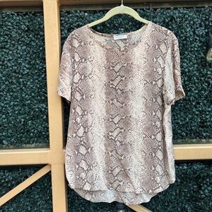 Equipment Animal Print Blouse